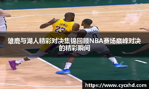 雄鹿与湖人精彩对决集锦回顾NBA赛场巅峰对决的精彩瞬间